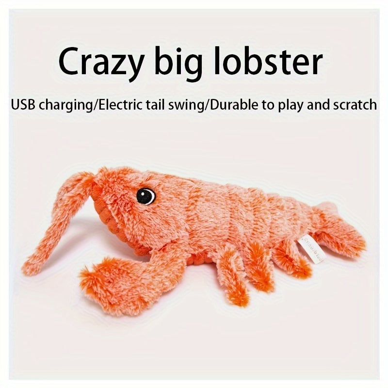 USB Rechargeable Interactive Lobster Cat Toy - Smart Motion Sensor