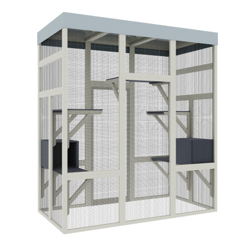Premium Outdoor Catio - 62.6" Waterproof Cat Enclosure & Sanctuary