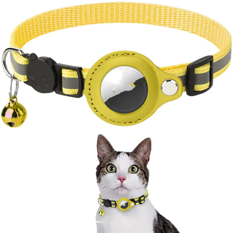 Apple AirTag Cat Collar - GPS Tracking & Safety System