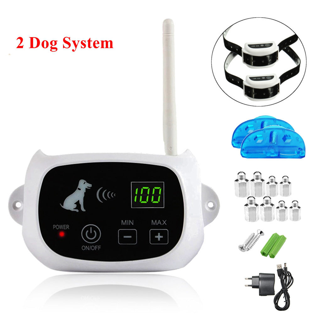 Professional Wireless Dog Fence System - Complete Boundary Control