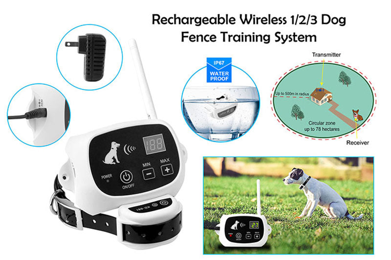 Professional Wireless Dog Fence System - Complete Boundary Control