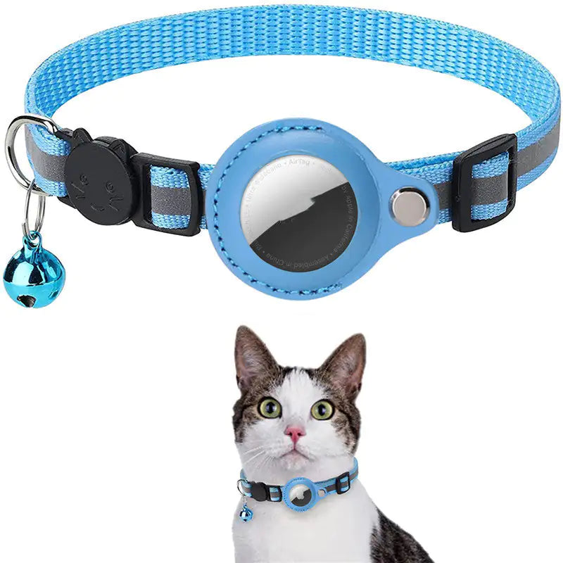 Apple AirTag Cat Collar - GPS Tracking & Safety System