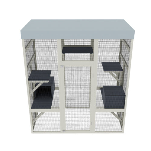 Premium Outdoor Catio - 62.6" Waterproof Cat Enclosure & Sanctuary
