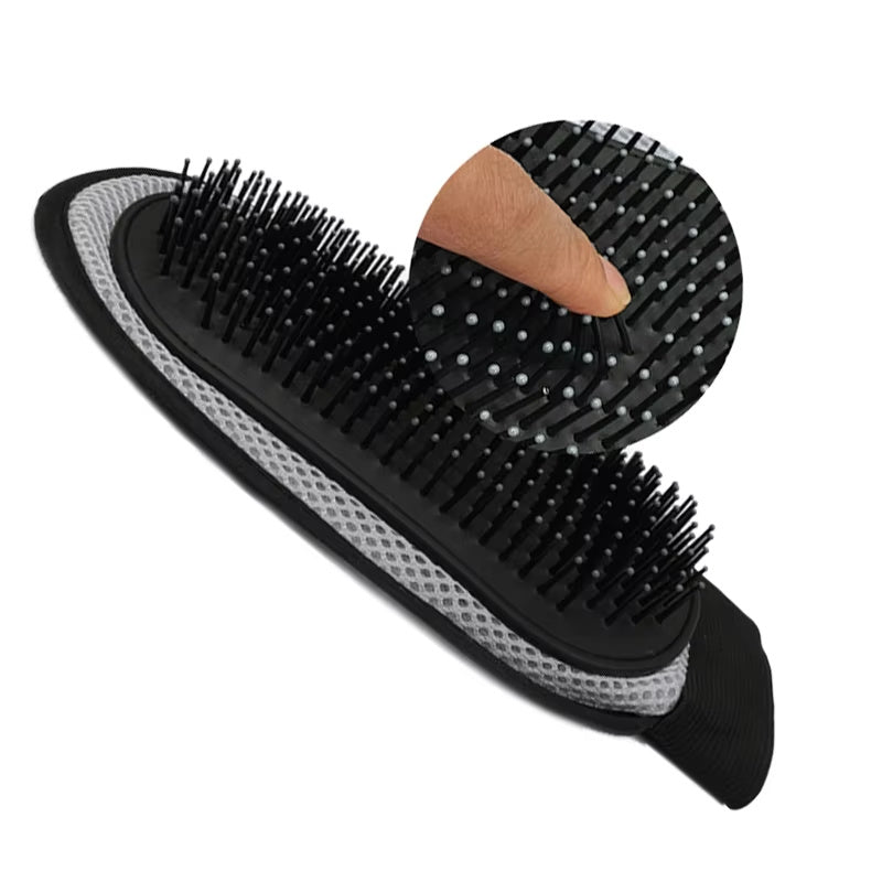 Premium Grooming & Massage Gloves - Luxury Shedding Solution