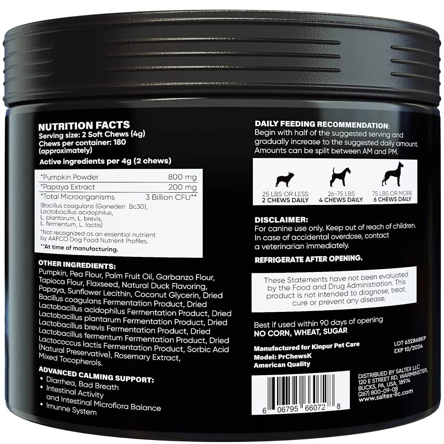 Premium Digestive Support & Probiotics - Sensitive Stomach Formula