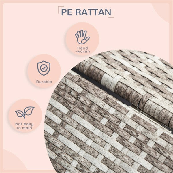 Premium Outdoor Dog Cabana - Rattan Weather-Resistant Pet Sofa