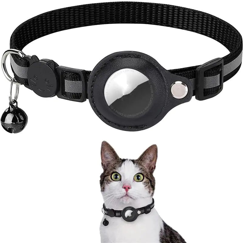 Apple AirTag Cat Collar - GPS Tracking & Safety System