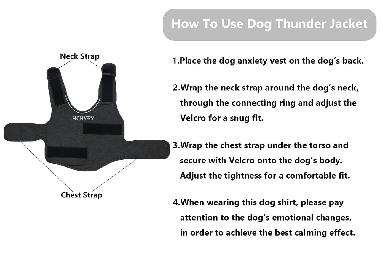Professional Anxiety Relief Vest - Patented Thunder Vest Design