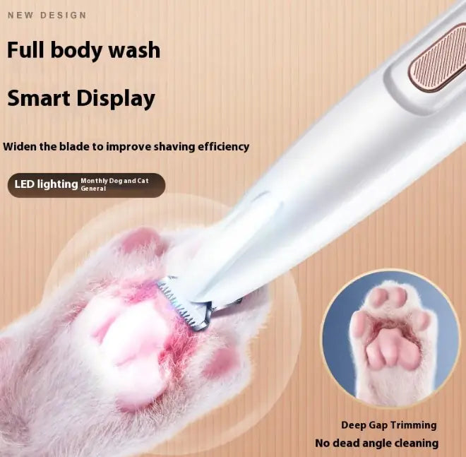 Professional LED Paw Trimmer - Precision Dog Grooming