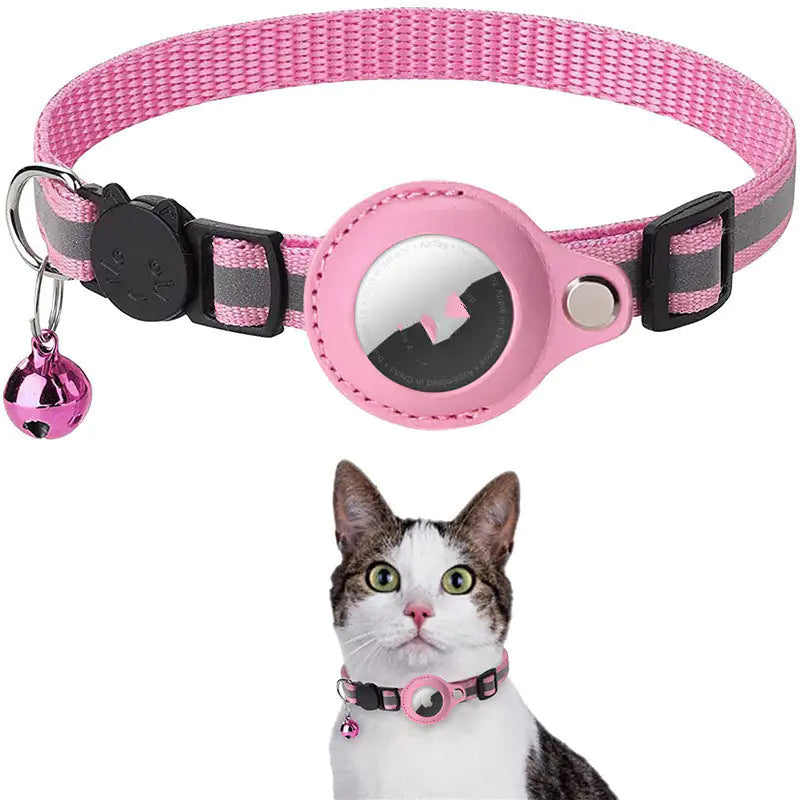 Apple AirTag Cat Collar - GPS Tracking & Safety System