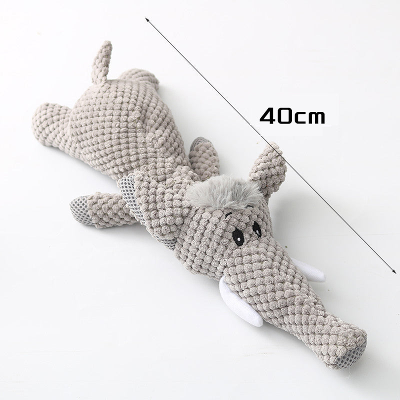 Premium Crocheted Animal Dog Toys - Handmade-Style Plush Collection