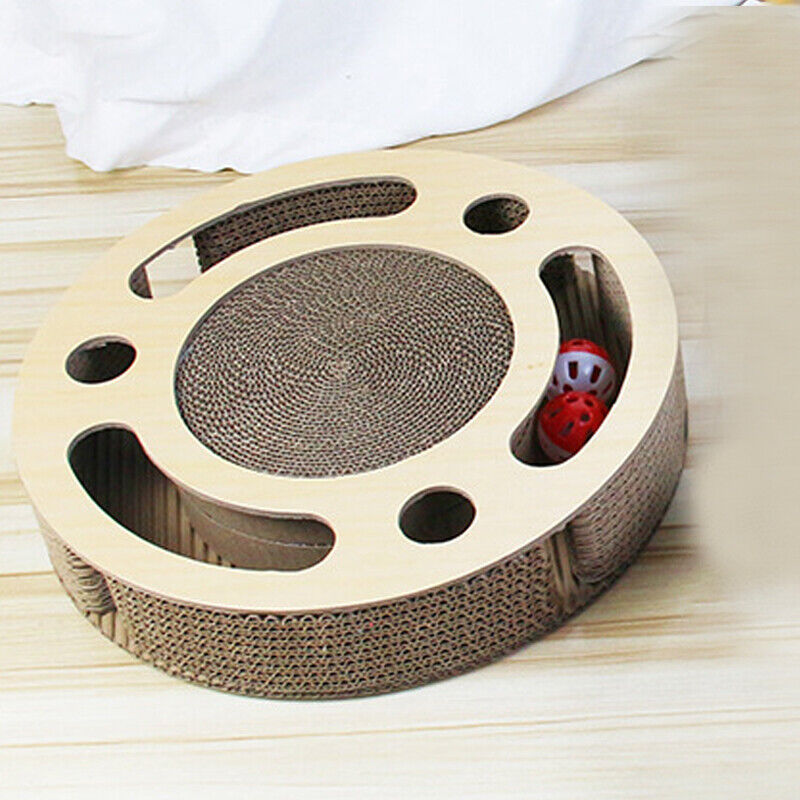 Premium 3-in-1 Round Cat Scratcher & Lounge - Multi-Functional Design