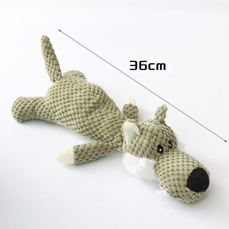 Premium Crocheted Animal Dog Toys - Handmade-Style Plush Collection