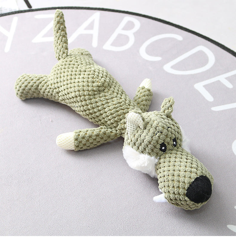 Premium Crocheted Animal Dog Toys - Handmade-Style Plush Collection