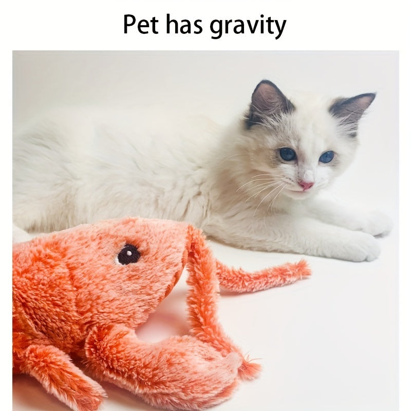USB Rechargeable Interactive Lobster Cat Toy - Smart Motion Sensor