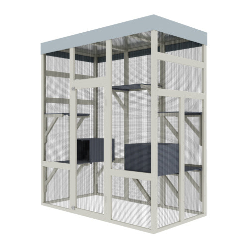 Premium Outdoor Catio - 62.6" Waterproof Cat Enclosure & Sanctuary