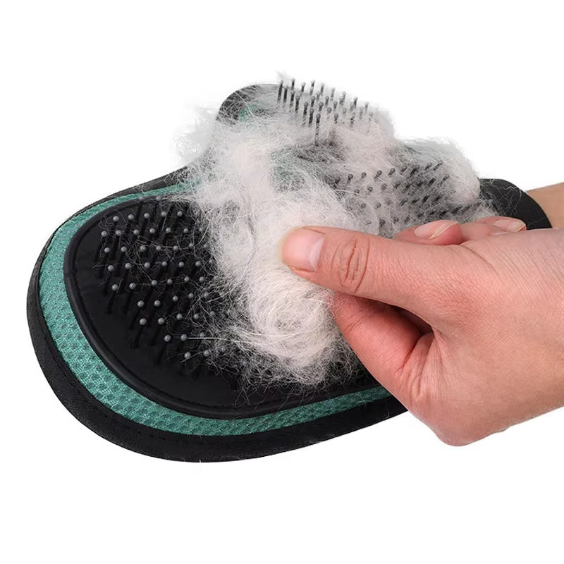 Premium Grooming & Massage Gloves - Luxury Shedding Solution
