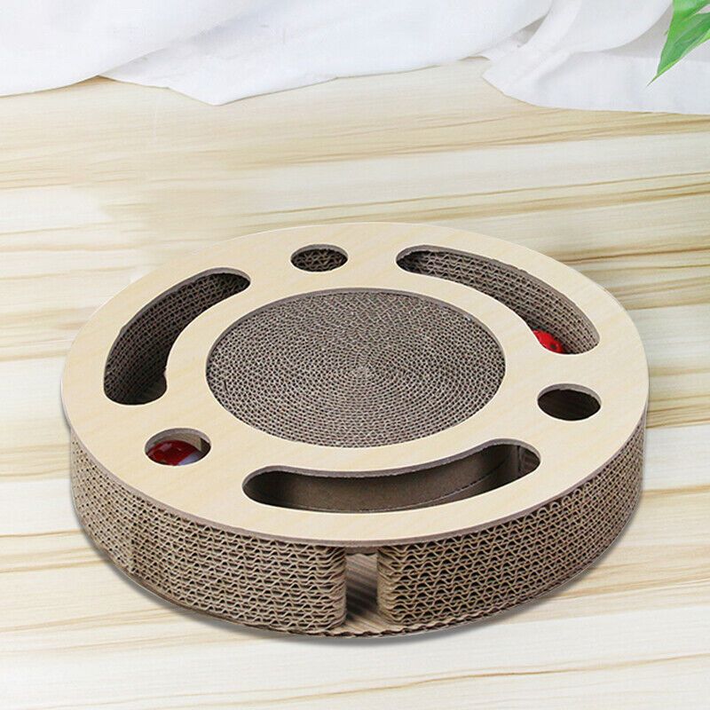 Premium 3-in-1 Round Cat Scratcher & Lounge - Multi-Functional Design