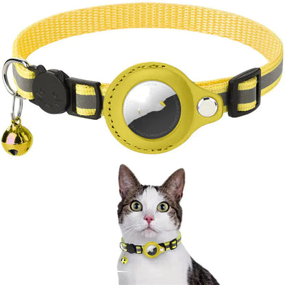 Apple AirTag Cat Collar - GPS Tracking & Safety System