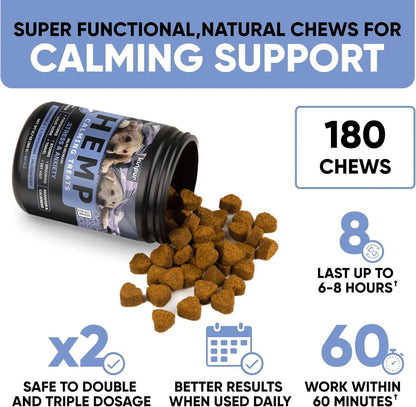 Premium Calming Support Chews - Natural Anxiety Relief