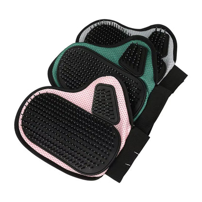 Premium Cat Grooming & Massage Gloves - Luxury Shedding Solution