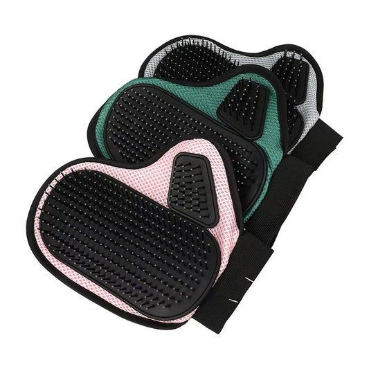 Premium Grooming & Massage Gloves - Luxury Shedding Solution