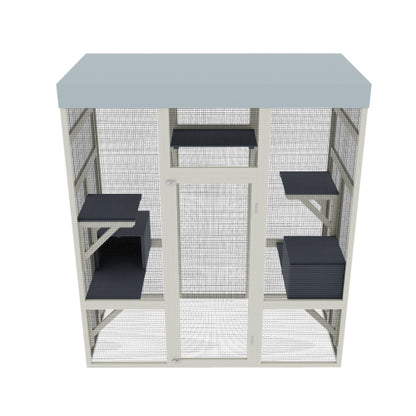 Premium Outdoor Catio - 62.6" Waterproof Cat Enclosure & Sanctuary