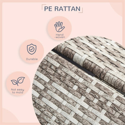 Premium Outdoor Dog Cabana - Rattan Weather-Resistant Pet Sofa