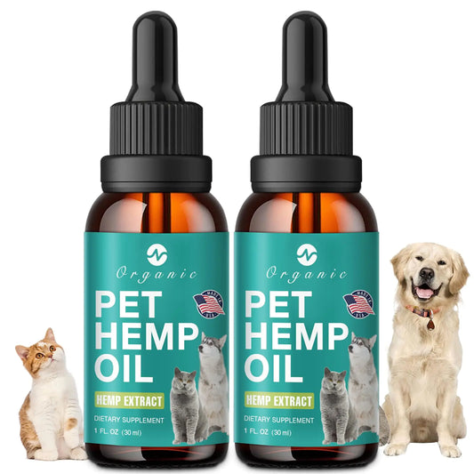 Organic Hemp Oil Supplement - Multi-Benefit Health Support