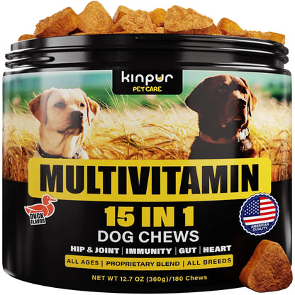 15-in-1 Premium Dog Multivitamin - Complete Health Support
