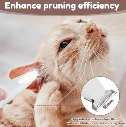 Professional LED Paw Trimmer for Cats - Precision Grooming