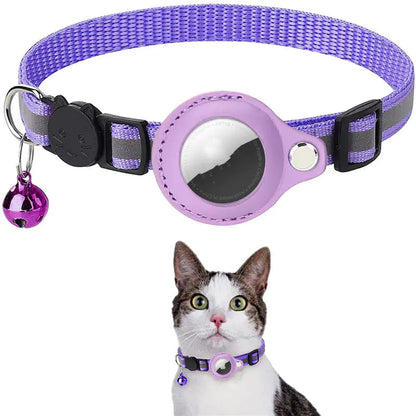 Apple AirTag Cat Collar - GPS Tracking & Safety System