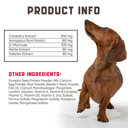 Professional Bladder Control Support Chews - Senior & Spayed Dogs