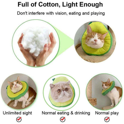 Comfort Recovery Collar for Cats - Soft Alternative to Plastic Cone