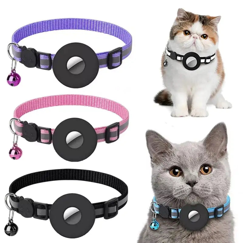 Apple AirTag Cat Collar - GPS Tracking & Safety System