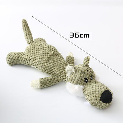 Premium Crocheted Animal Dog Toys - Handmade-Style Plush Collection