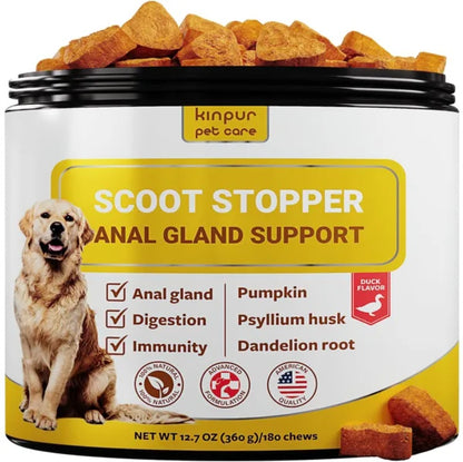 Professional Anal Gland Support Chews - Scoot Stopper Formula