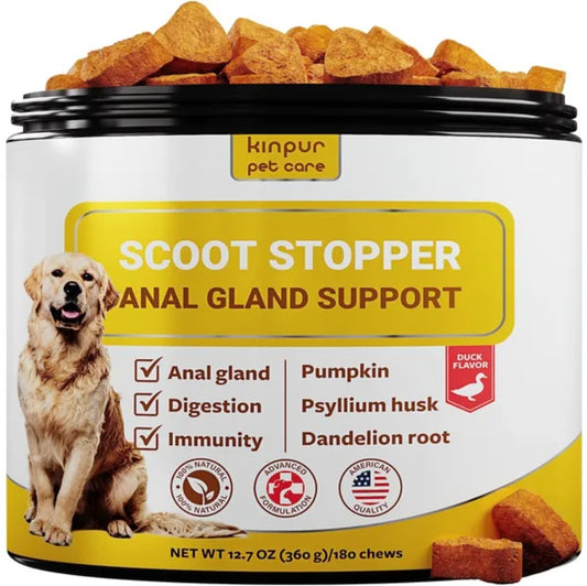 Professional Anal Gland Support Chews - Scoot Stopper Formula