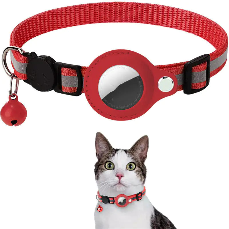 Apple AirTag Cat Collar - GPS Tracking & Safety System