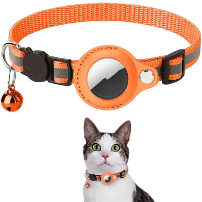 Apple AirTag Cat Collar - GPS Tracking & Safety System